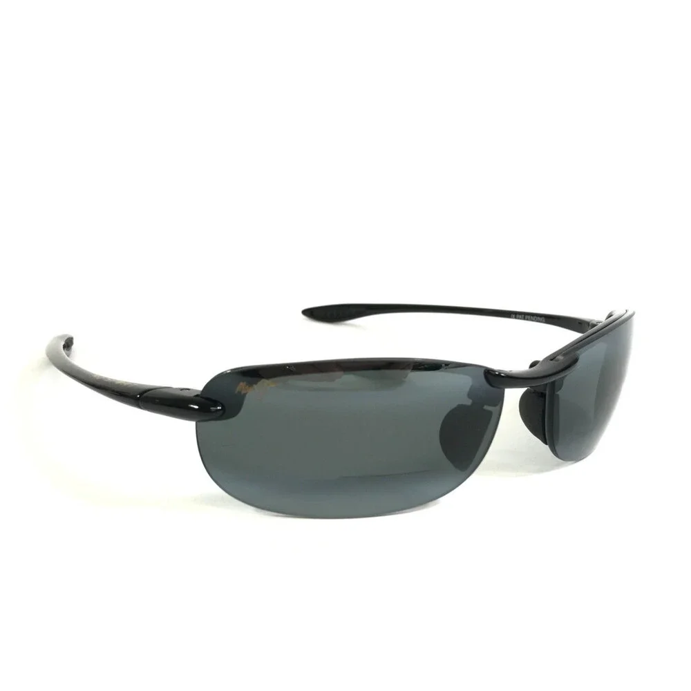 Maui Jim Sunglasses Makaha Readers +1.50 G-805-02 15 Black Gloss w/ Neutral Gray